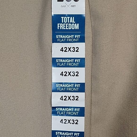 Lee Total Freedom Straight Fit Casual Pants 42x32 - Picture 8 of 10